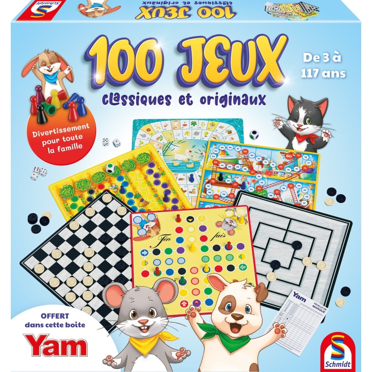 100 jeux classiques et originaux - Jeu de société - SCHMIDT SPIELE - Des 3 ans