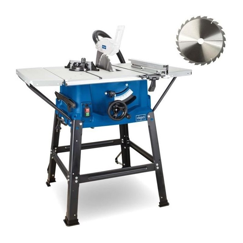 Scie circulaire sur table SCHEPPACH HS100S (250 mm 2000 W) + 2eme lame
