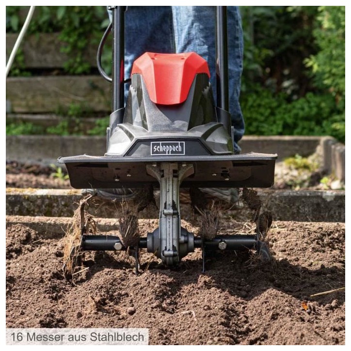 Scheppach Motobineuse MTE380 électrique 1050W Scheppach Motobineuse MTE380 électrique 1050W