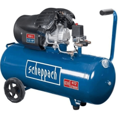 Compresseur d'air horizontal Scheppach HC120DC - 100 L - 2200 W - 10 b