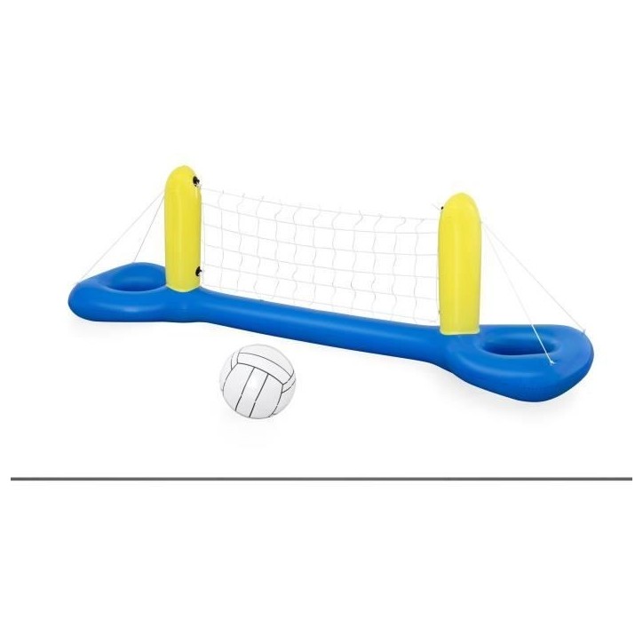 Jeu de piscine gonflable flottant Volley-ball - BESTWAY - 52133 - 244 x 64 x 76 cm