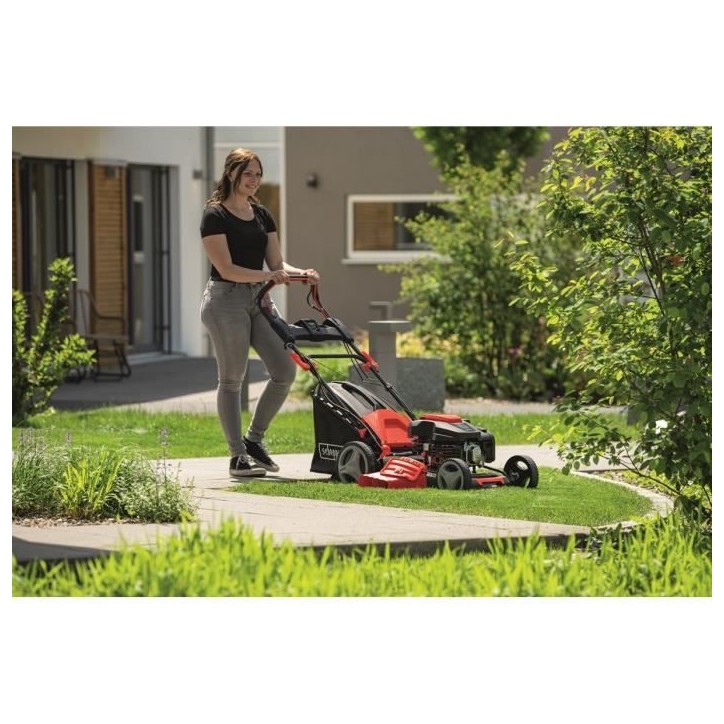 Tondeuse thermique autotractée 4 en 1 - SCHEPPACH - MS225-53BRE - 53 cm - 224 CC - Démarrage électrique Tondeuse thermique autotractée 4 en 1 - SCHEPPACH - MS225-53BRE - 53 cm - 224 CC - Démarrage électrique