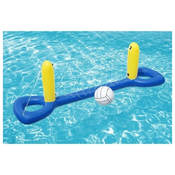 Jeu de piscine gonflable flottant Volley-ball - BESTWAY - 52133 - 244 x 64 x 76 cm