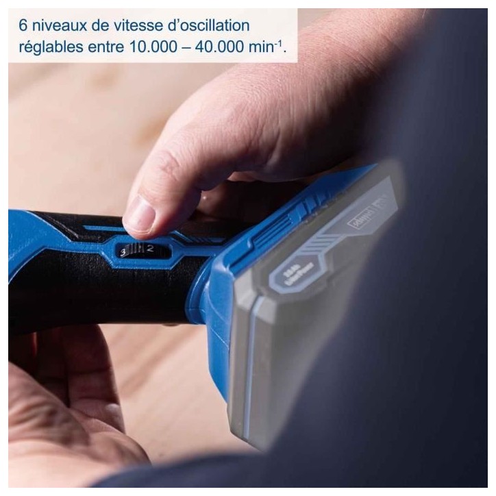 Outil multifonctions sans fil C-MT40-X - pour scier, couper, racler, poncer - SCHEPPACH - sans batterie ni chargeur Outil multifonctions sans fil C-MT40-X - pour scier, couper, racler, poncer - SCHEPPACH - sans batterie ni chargeur
