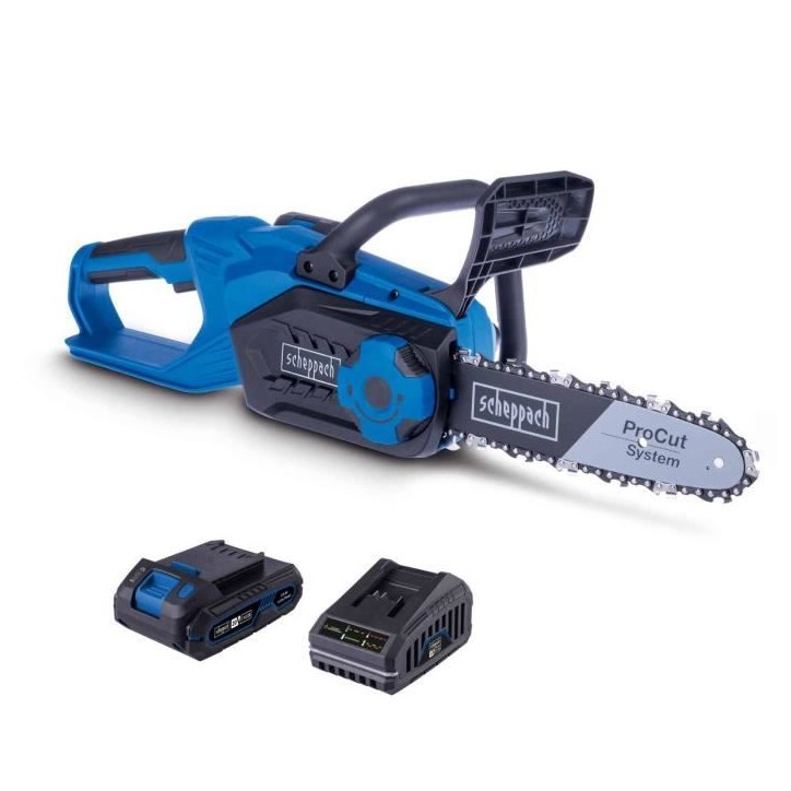 Tronçonneuse sans fil SCHEPPACH - C-CS254-X SET S - Coupe 25,4 cm - Batterie 20V IXES 2Ah + chargeur
