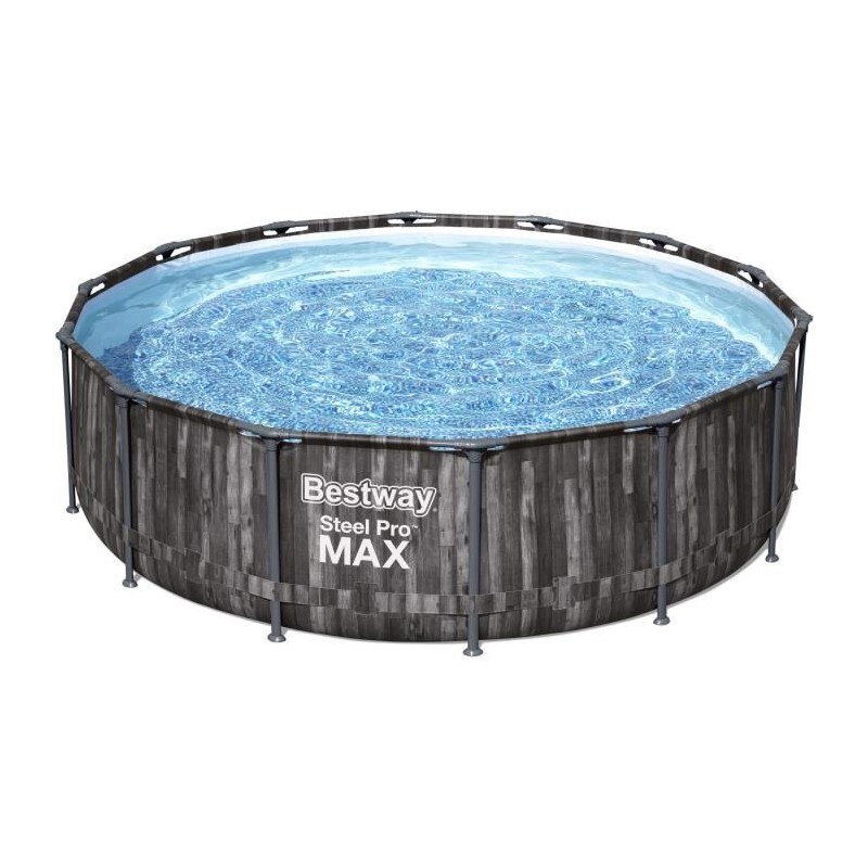 Kit Piscine hors sol tubulaire BESTWAY Steel Pro Max™ - 427 x 107 cm Kit Piscine hors sol tubulaire BESTWAY Steel Pro Max™ - 427 x 107 cm