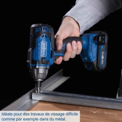 Clé a choc sans fil C-ID180-X - 1/4 brushless 180 Nm 3600 bmp - SCHEP