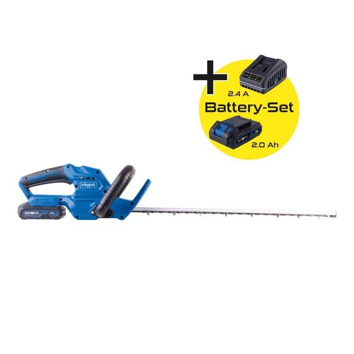 Taille-haie sans fil SCHEPPACH C-HT570-X - SET - 51 cm - Batterie 20V 2,0 Ah IXES + chargeur Taille-haie sans fil SCHEPPACH C-HT570-X - SET - 51 cm - Batterie 20V 2,0 Ah IXES + chargeur