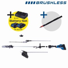 Outil multifonction 4 en 1 sans fil SCHEPPACH - BC-MFH400-X - SET S2.5