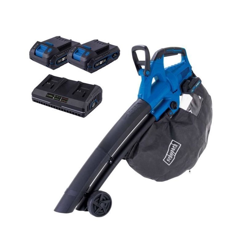 Souffleur sans fil SCHEPPACH BC-BLV720-X - Set S2.5 - débit 210 km/h