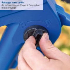 Souffleur sans fil SCHEPPACH BC-BLV720-X - Set S2.5 - débit 210 km/h