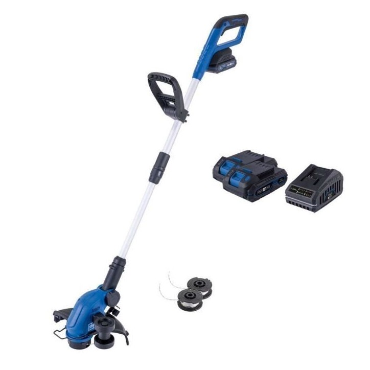 Coupe bordure sans fil SCHEPPACH C-LT300-X - SET S2 - Coupe 30cm - 2 batteries 20V 2Ah IXES + chargeur double