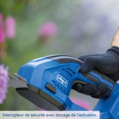 Coupe-bordure/taille-haies sans fil SCHEPPACH C-HTGS200-X - Set S - 2