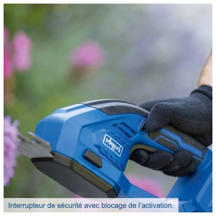 Coupe-bordure/taille-haies sans fil SCHEPPACH C-HTGS200-X - Set S - 2 en 1 - Batterie 20V IXES 2Ah + chargeur Coupe-bordure/taille-haies sans fil SCHEPPACH C-HTGS200-X - Set S - 2 en 1 - Batterie 20V IXES 2Ah + chargeur