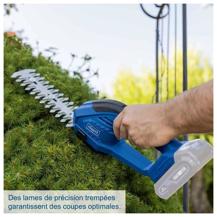 Coupe-bordure/taille-haies sans fil SCHEPPACH C-HTGS200-X - Set S - 2 en 1 - Batterie 20V IXES 2Ah + chargeur Coupe-bordure/taille-haies sans fil SCHEPPACH C-HTGS200-X - Set S - 2 en 1 - Batterie 20V IXES 2Ah + chargeur