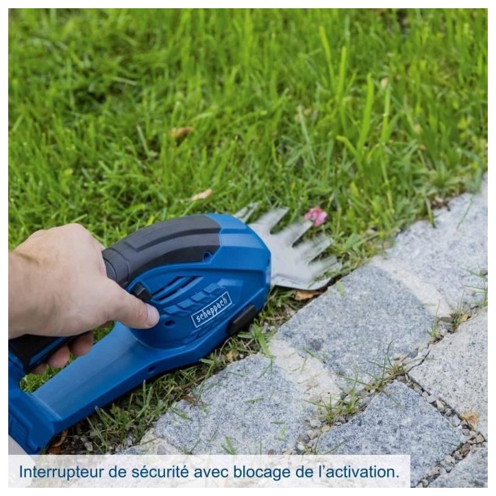 Coupe-bordure/taille-haies sans fil SCHEPPACH C-HTGS200-X - Set S - 2 en 1 - Batterie 20V IXES 2Ah + chargeur Coupe-bordure/taille-haies sans fil SCHEPPACH C-HTGS200-X - Set S - 2 en 1 - Batterie 20V IXES 2Ah + chargeur