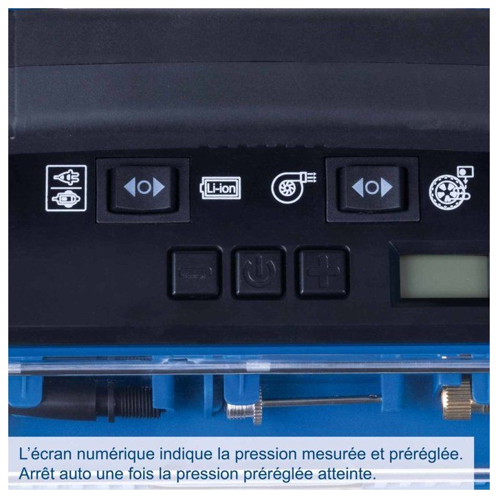 Compresseur sans fil Airforce 6 - pression max 10,3bars - 6 accessoires inclus - SCHEPPACH 20V IXES - Batterie 2Ah + chargeur 2.