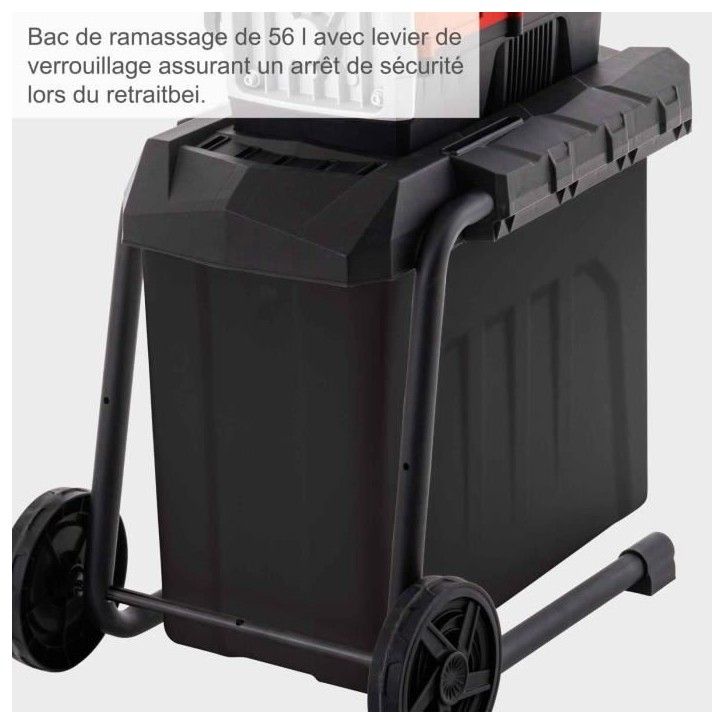 Broyeur de végétaux SCHEPPACH 2800W - 56L GS70