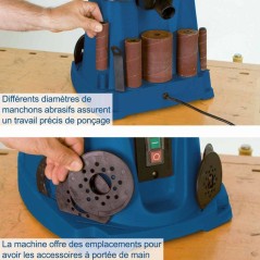 Ponceuse oscillante Scheppach OSM100 - 16 mm - 450W