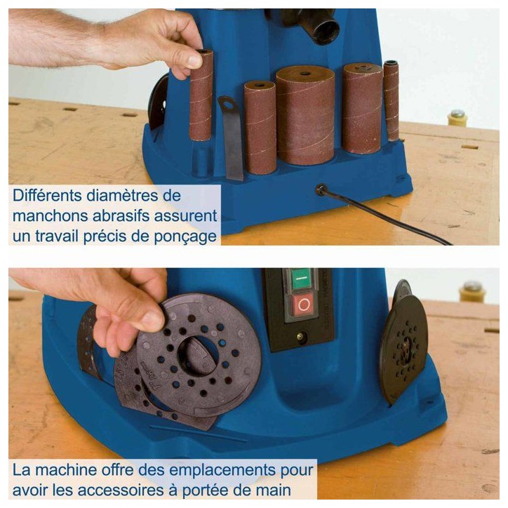 Ponceuse oscillante Scheppach OSM100 - 16 mm - 450W