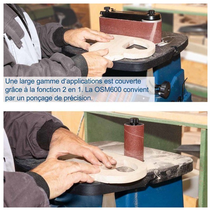Ponceuse oscillante Scheppach OSM600 - 16 mm - 450W