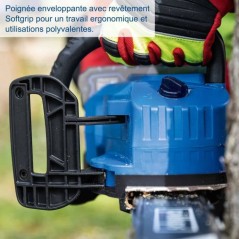 Pack tronçonneuse sans fil BC-CS355Duo-X - longueur de coupe 33,5cm - SCHEPPACH 20V IXES +2 batteries 4Ah + chargeur double 4.5