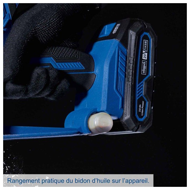 Scie de jardin sans fil SCHEPPACH C-PS100-X - SET S - Batterie 20V IXES 2 Ah + chargeur