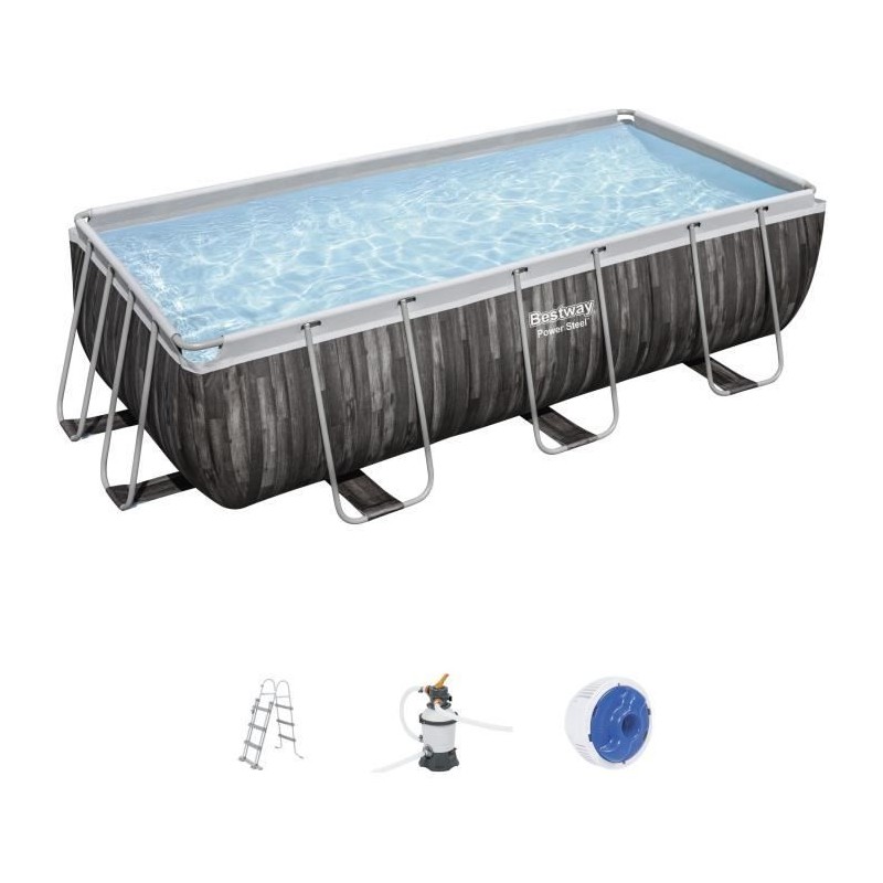 Kit Piscine hors sol tubulaire BESTWAY - Power Steel™ - 404 x 201 x Kit Piscine hors sol tubulaire BESTWAY - Power Steel™ - 404 x 201 x