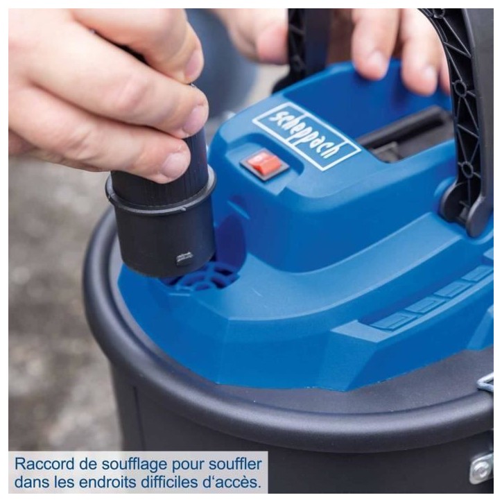 Aspirateur a cendres sans fil avec starterkit 2Ah C-AVC15-X - Set S - SCHEPPACH Aspirateur a cendres sans fil avec starterkit 2Ah C-AVC15-X - Set S - SCHEPPACH