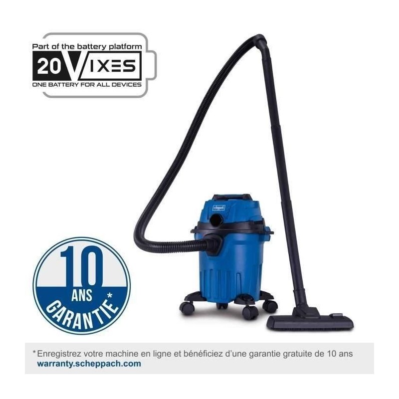 Aspirateur eau et poussiere sans fil avec starterkit 4Ah C-NTS15-X SET