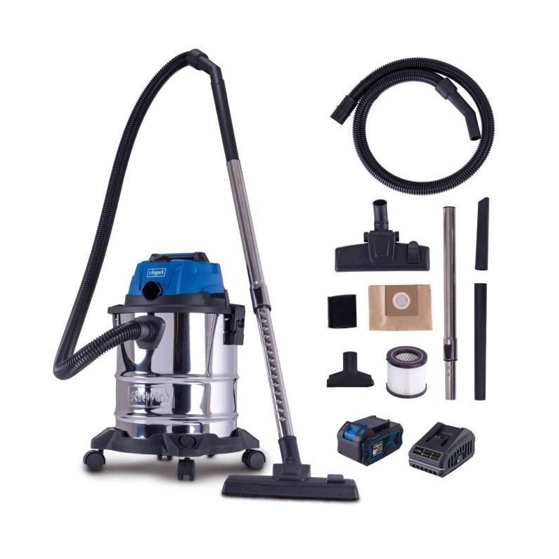 Aspirateur eau et poussiere sans fil avec starterkit 4Ah C-NTS20-X SET
