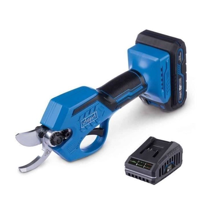Sécateur sans fil SCHEPPACH - BC-PRS28-X - Coupe 28 mm - Batterie 20V 2Ah IXES + chargeur