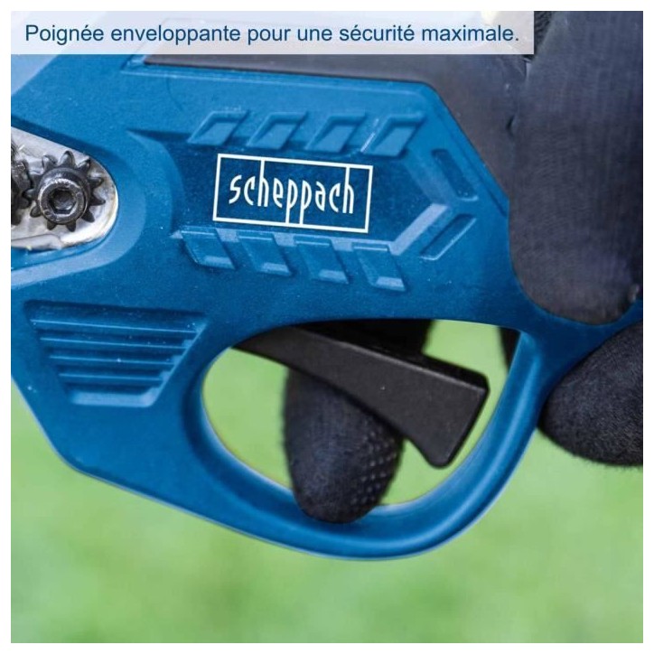 Sécateur sans fil SCHEPPACH - BC-PRS28-X - Coupe 28 mm - Batterie 20V 2Ah IXES + chargeur