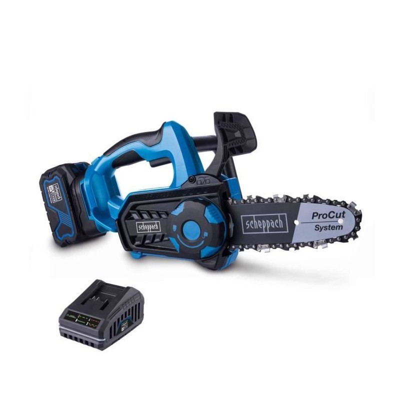 Tronçonneuse sans fil SCHEPPACH BC-TCS200-X - SET L - 20cm - Batterie