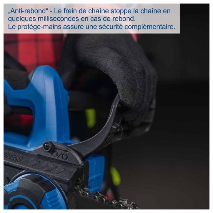 Tronçonneuse sans fil SCHEPPACH BC-TCS200-X - SET L - 20cm - Batterie 4Ah + 1 chargeur 2.4A