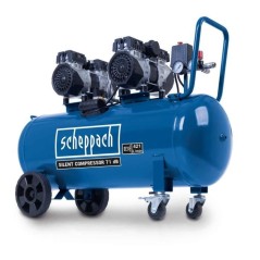 Compresseur d'air horizontal 4 cylindres Scheppach HC100Si - 100L - 22