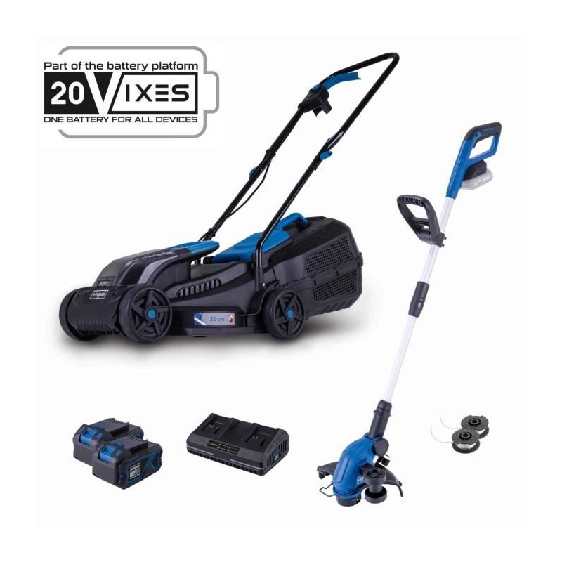 Pack tondeuse BC-MP320-X 32 cm + Coupe-bordures C-LT300-X 2 en 1 - SCH