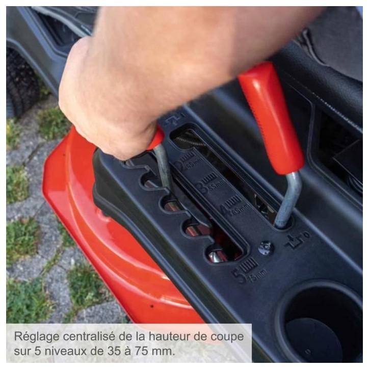 TONDEUSE AUTOPORTEE – RIDER THERMIQUE - MR230-61- 61cm – 224CC – SCHEPPACH