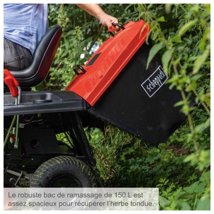 TONDEUSE AUTOPORTEE – RIDER THERMIQUE - MR230-61- 61cm – 224CC – SCHEPPACH