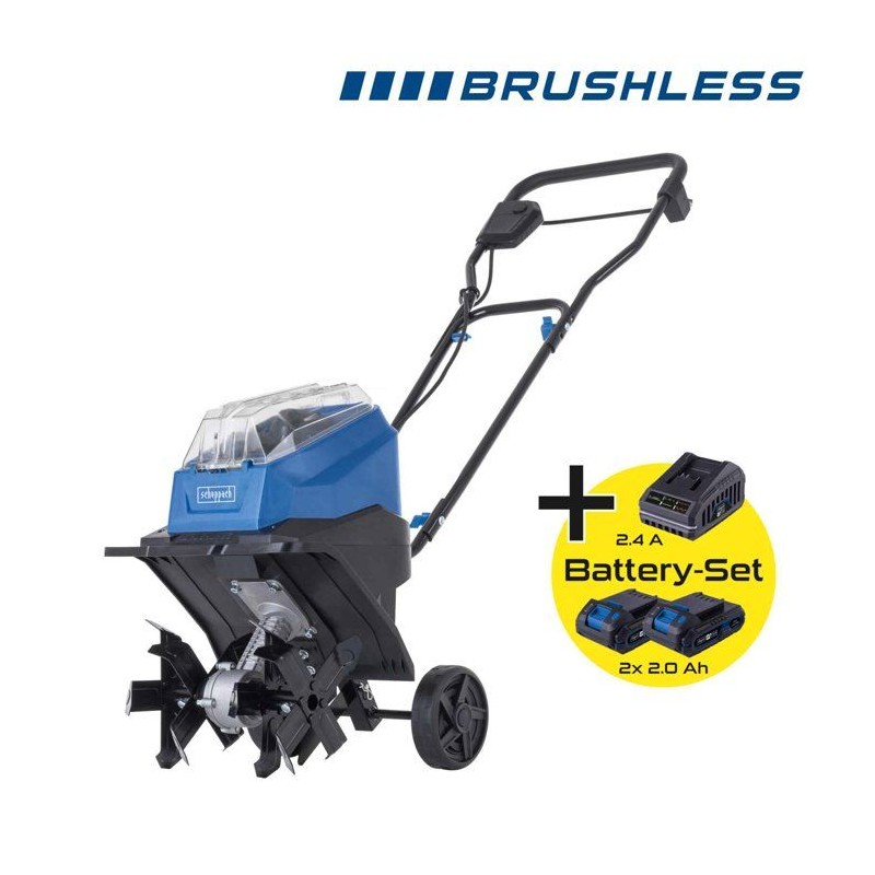 Motobineuse sans fil SCHEPPACH - BC-MT300-X Set S - Largeur travail 30