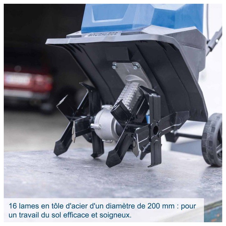 Motobineuse sans fil SCHEPPACH - BC-MT300-X Set S - Largeur travail 30 cm - 4 lames - 2 batteries 2.0Ah 20V IXES + chargeur 2.4A Motobineuse sans fil SCHEPPACH - BC-MT300-X Set S - Largeur travail 30 cm - 4 lames - 2 batteries 2.0Ah 20V IXES + chargeur 2.4A