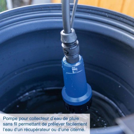 Pompe pour collecteur d'eau de pluie SCHEPPACH -  C-RBP2000-X - Set S - 2000L/h - Batterie 2.0Ah 20V IXES + chargeur 2.4A