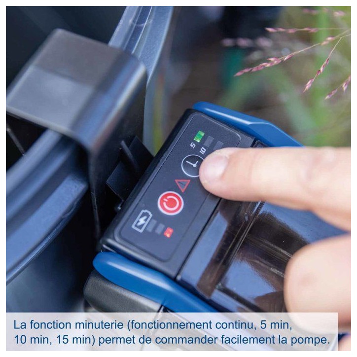 Pompe pour collecteur d'eau de pluie SCHEPPACH - C-RBP2000-X - Set S - 2000L/h - Batterie 2.0Ah 20V IXES + chargeur 2.4A Pompe pour collecteur d'eau de pluie SCHEPPACH - C-RBP2000-X - Set S - 2000L/h - Batterie 2.0Ah 20V IXES + chargeur 2.4A