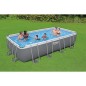 Piscine Hors-sol Tubulaire Bestway Power Steel 549x274x122 cm Épurateur a Cartouche de 5 678 L/H Bâche et Échelle