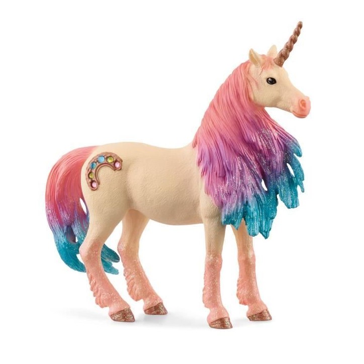 Figurine Licorne Marshmalow, jument, Pelage doux et criniere colorée, SCHLEICH 70723 Bayala, Des 7 ans Figurine Licorne Marshmalow, jument, Pelage doux et criniere colorée, SCHLEICH 70723 Bayala, Des 7 ans
