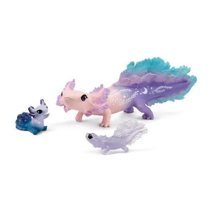 Figurine Animaux Marins - Coffret avec Salamandre Axolotl - Assortiment de 3 Jouets Schleich avec Maman et Bébé Axolotl - a of Figurine Animaux Marins - Coffret avec Salamandre Axolotl - Assortiment de 3 Jouets Schleich avec Maman et Bébé Axolotl - a of