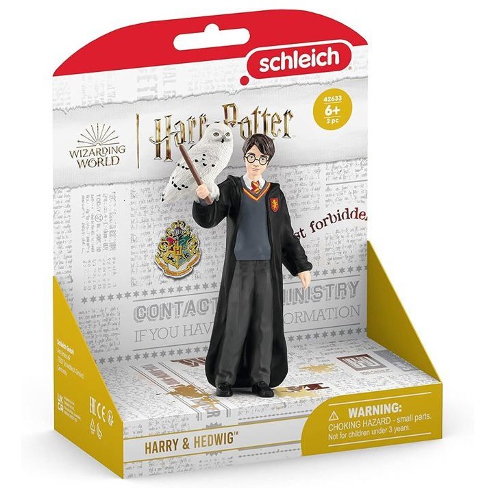 Figurine Harry et Hedwige, Harry Potter, pour enfants des 6 ans, Schleich 42633 Harry Potter, Univers WIZARDING WORLD Figurine Harry et Hedwige, Harry Potter, pour enfants des 6 ans, Schleich 42633 Harry Potter, Univers WIZARDING WORLD