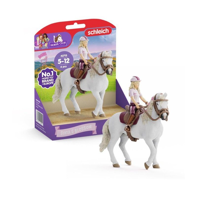 Figurines Sofia et Blossom, SCHLEICH 42713 Horse Club, Des 4 ans
