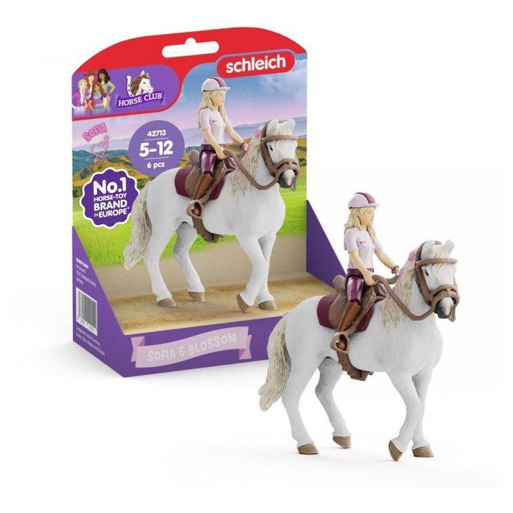 Figurines Sofia et Blossom, SCHLEICH 42713 Horse Club, Des 4 ans