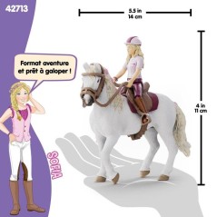 Figurines Sofia et Blossom, SCHLEICH 42713 Horse Club, Des 4 ans
